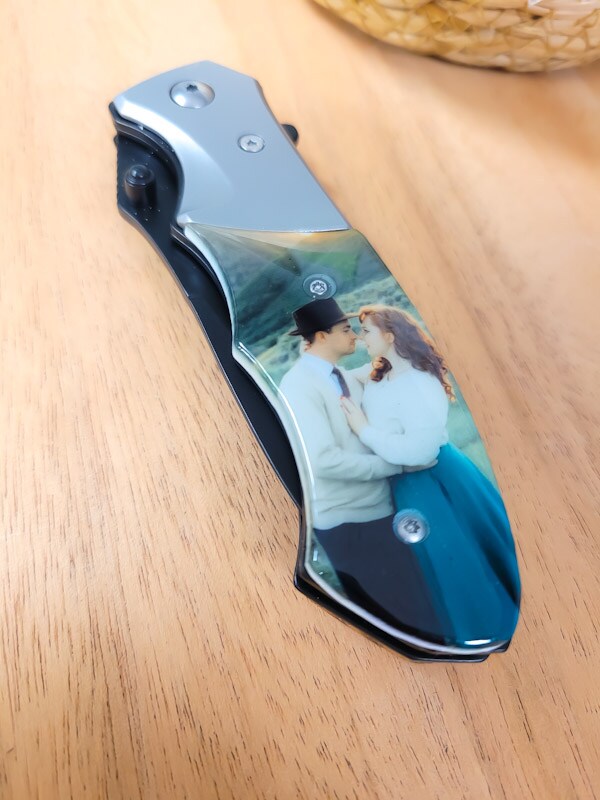 Personalized Pocket Knife - Pocket Knife with Photo Handle - Memorial Gift for Men - Dad Knife - Dad Personalized Gift - valentines Day men